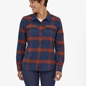 Patagonia Women's XL Plaid Fjord Flannel Long Sleeve Shirt - Sold Out